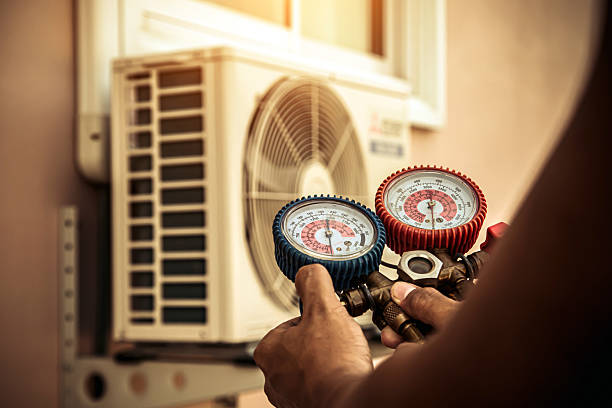 Professional Hvac technician working in Ellington, CT